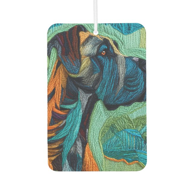 Stunning Great dane  Car Air Freshener (Front)