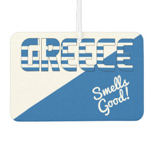Stunning Greece Flag Air Freshener