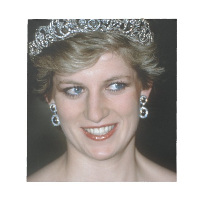 Stunning! HRH Princess Diana Notepad (Front)