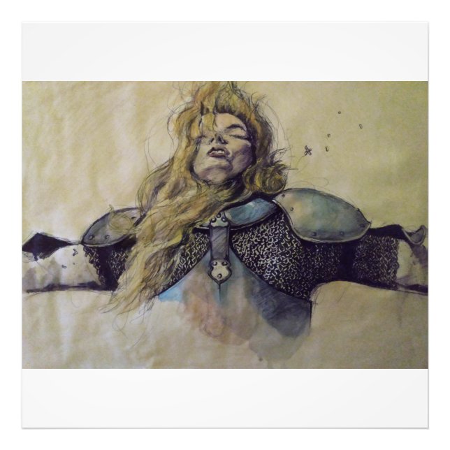 Stunning Joan of Arc Wall Art Poster: Print (Front)
