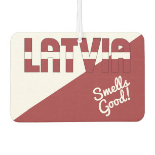 Stunning Latvia Flag Air Freshener
