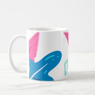 Stunning leaves pattern coffee mug