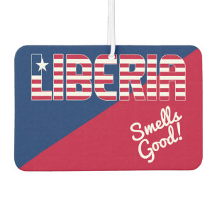 Stunning Liberia Flag Air Freshener