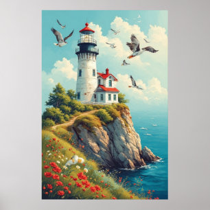 Stunning Lighthouse Poster