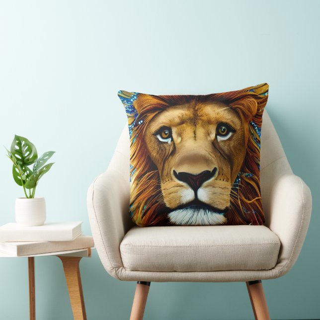 Stunning Lion Cushion (Chair)