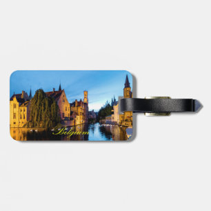 Stunning! Mediaeval Bruges Belgium - Pro Photo Luggage Tag