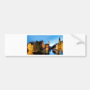 Stunning! Mediaeval Bruges - Pro Photo Bumper Sticker