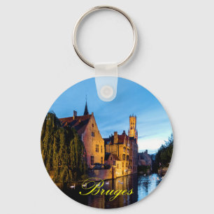 Stunning! Mediaeval Bruges - Pro Photo Key Ring