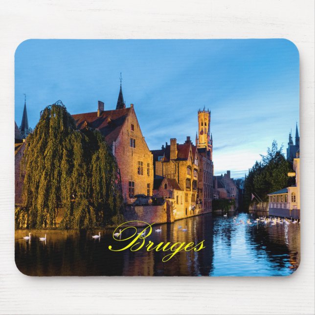 Stunning! Mediaeval Bruges - Pro Photo Mouse Pad (Front)