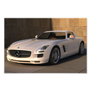 Stunning mercedes sports car photo print
