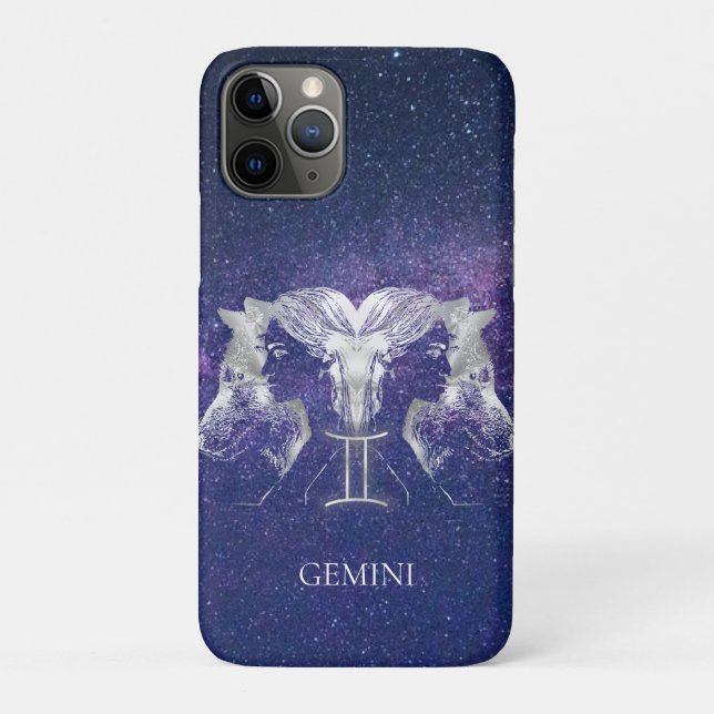 Stunning Milky Way Sky Gemini Zodiac Sign Case-Mate iPhone Case (Back)