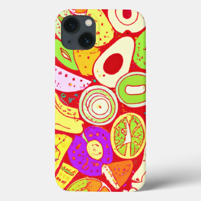 Stunning Mixtures of Fruits Patterns. Buy Now Case-Mate iPhone Case (Back)