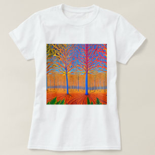 Stunning Modern Art Woodland Forest T-Shirt