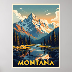 Stunning Montana Landscape Poster
