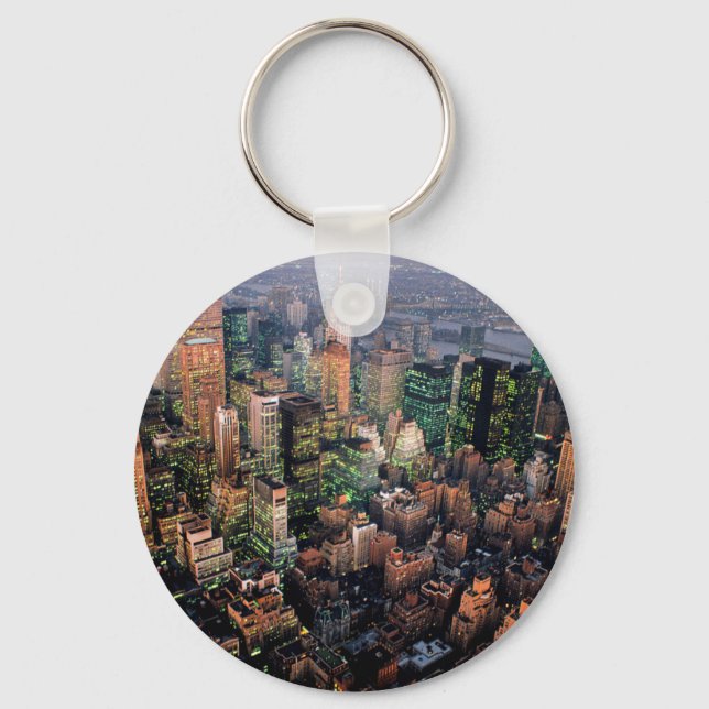 Stunning! New York City USA Key Ring (Front)