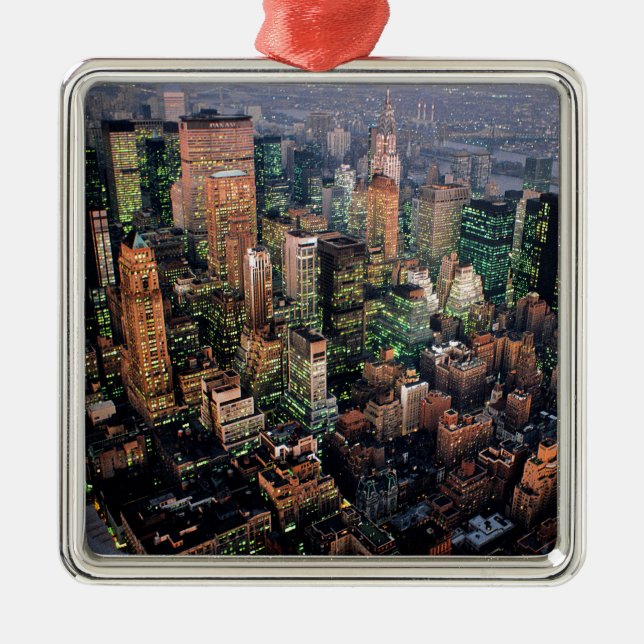 Stunning! New York City USA Metal Ornament (Front)