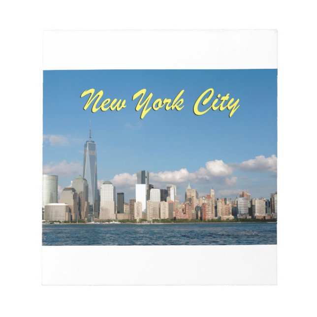 Stunning New York City USA Notepad (Front)
