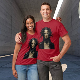 Stunning Noir Femme Abstract Art  T-Shirt