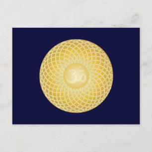 Stunning Om Symbol Postcard