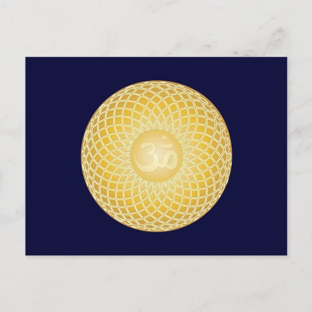Stunning Om Symbol Postcard (Front)