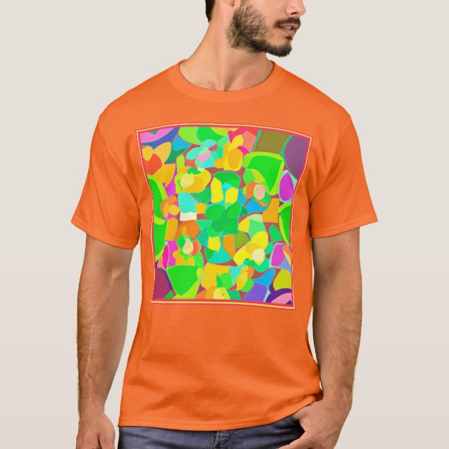 Stunning Patterns Colours Art T-Shirt (Front)