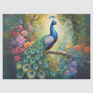 Stunning Peacock Tissue Paper