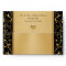 Stunning Personalised Black and Gold Envelopes