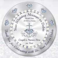 Stunning Personalised, Christian Wedding Favours