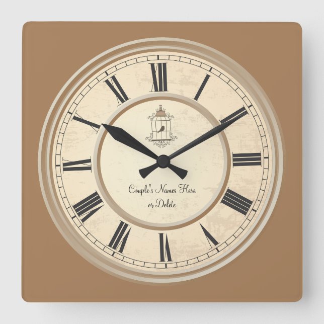 Stunning Personalized Anniversary Clocks (Front)