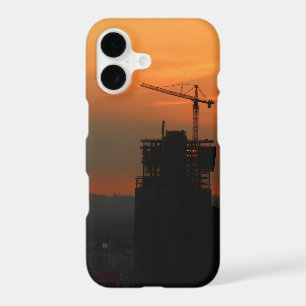 Stunning Phone Case with tower crane at sunset