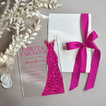 Stunning Pink Dress 30th Birthday Party Acrylic Invitations<br><div class="desc">Stunning Pink Dress 30th Birthday Party Acrylic Invitations

See many more variations in our collection below</div>