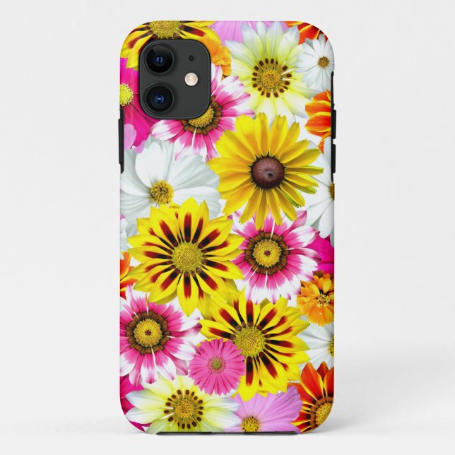 Stunning pink yellow flowers pattern accessories Case-Mate iPhone case (Back)