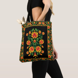 💛🧡❤️Stunning polish Folk Wycinanki Tote Bag