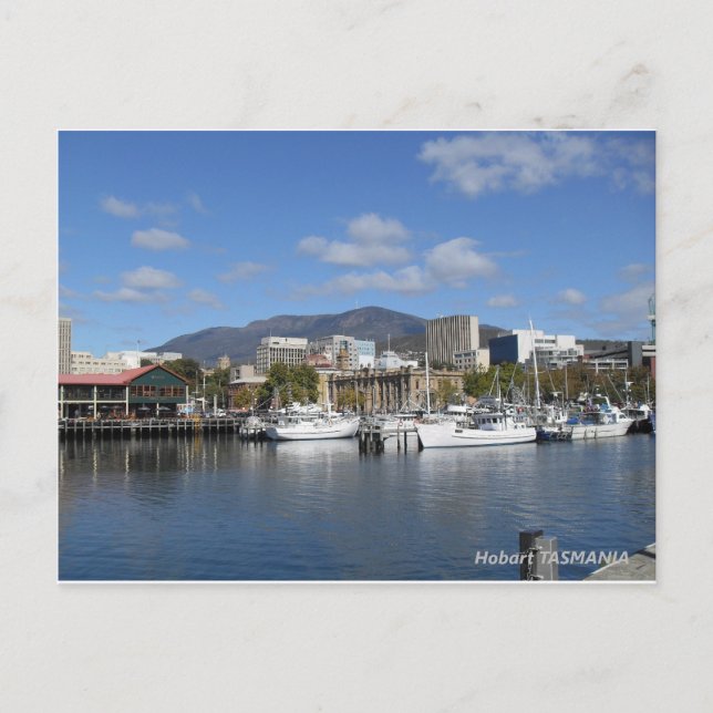 Stunning postcard of Hobart, Tasmania (Front)