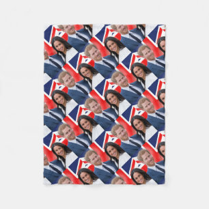 Stunning! Prince Harry and Meghan Markle Fleece Blanket