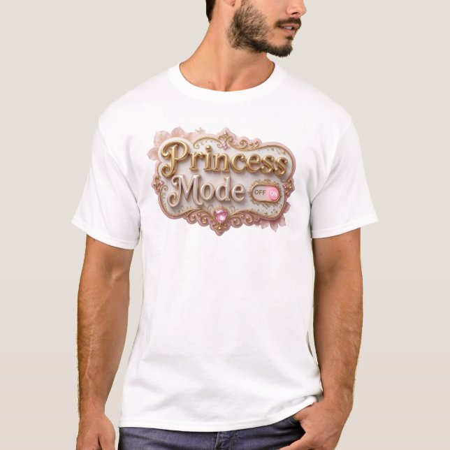 Stunning PRINCESS MODE Visual Design T-Shirt (Front)