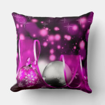 Stunning Purple Tone XmasThrow Pillow