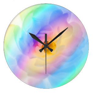 Stunning rainbow Acrylic Wall Clock