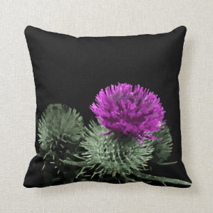 Stunning Scottish Thistle Cushion