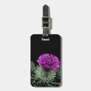 Stunning Scottish Thistle Luggage Tag
