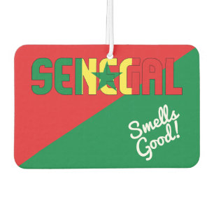 Stunning Senegal Flag Air Freshener