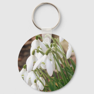 Stunning Snowdrops Key Ring