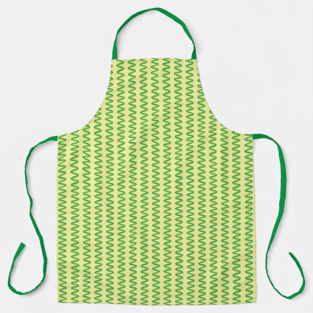 Stunning Spirulina All-Over Print Apron (Front)