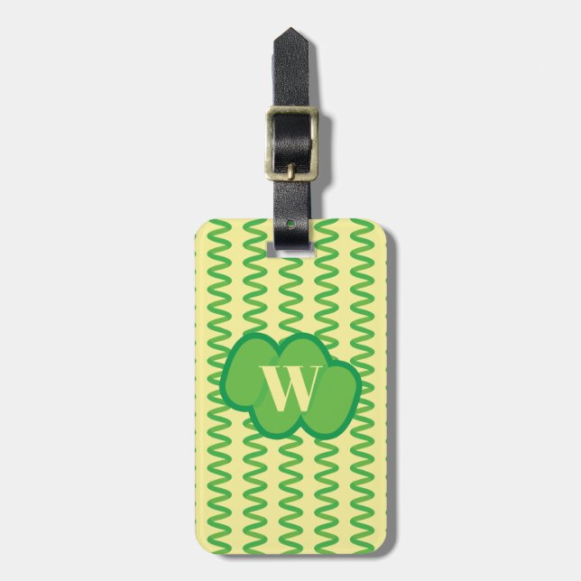 Stunning Spirulina Luggage Tag (Front Vertical)