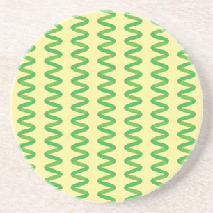Stunning Spirulina Sandstone Coaster