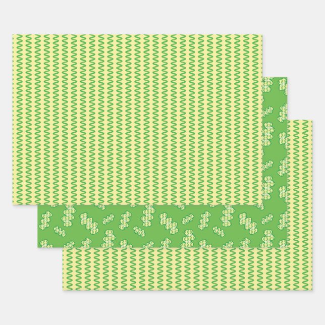 Stunning Spirulina Wrapping Paper Sheet (Set)