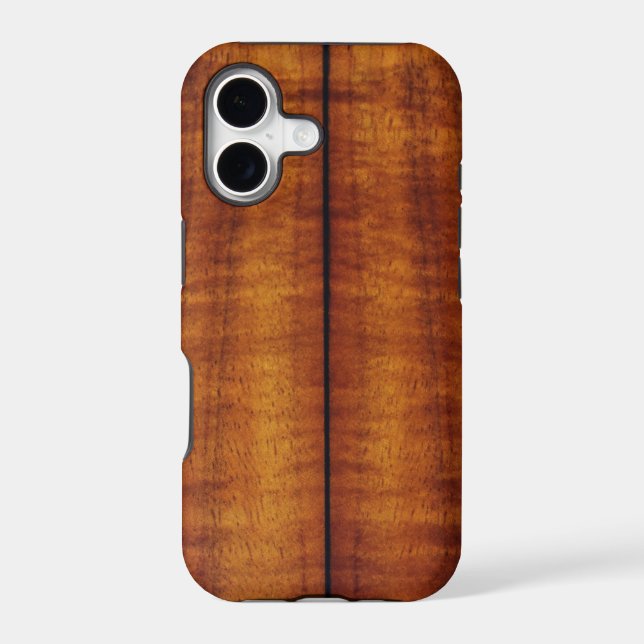 Stunning Split Hawaiian Koa Longboard Style (Back)