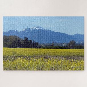 Stunning Spring Fields of Gold Forage Radish Jigsaw Puzzle