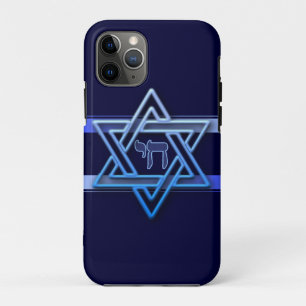 Stunning Star of David chai iPhone 11 Pro Case