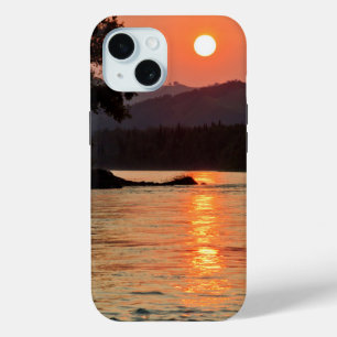 Stunning Sunrise Over Katun River iPhone 15 Case